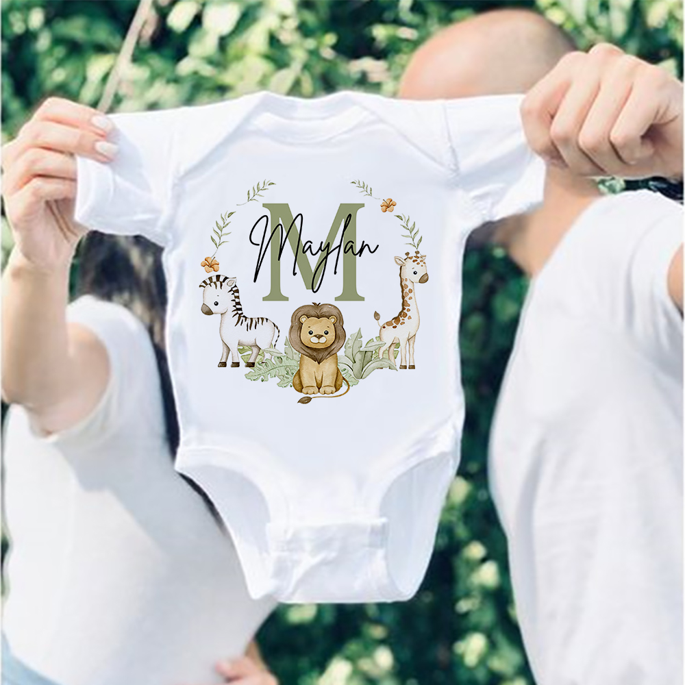 Baby Products Name - Personalisierter Baby-Overall mit individuellem Namen, Neugeborene,