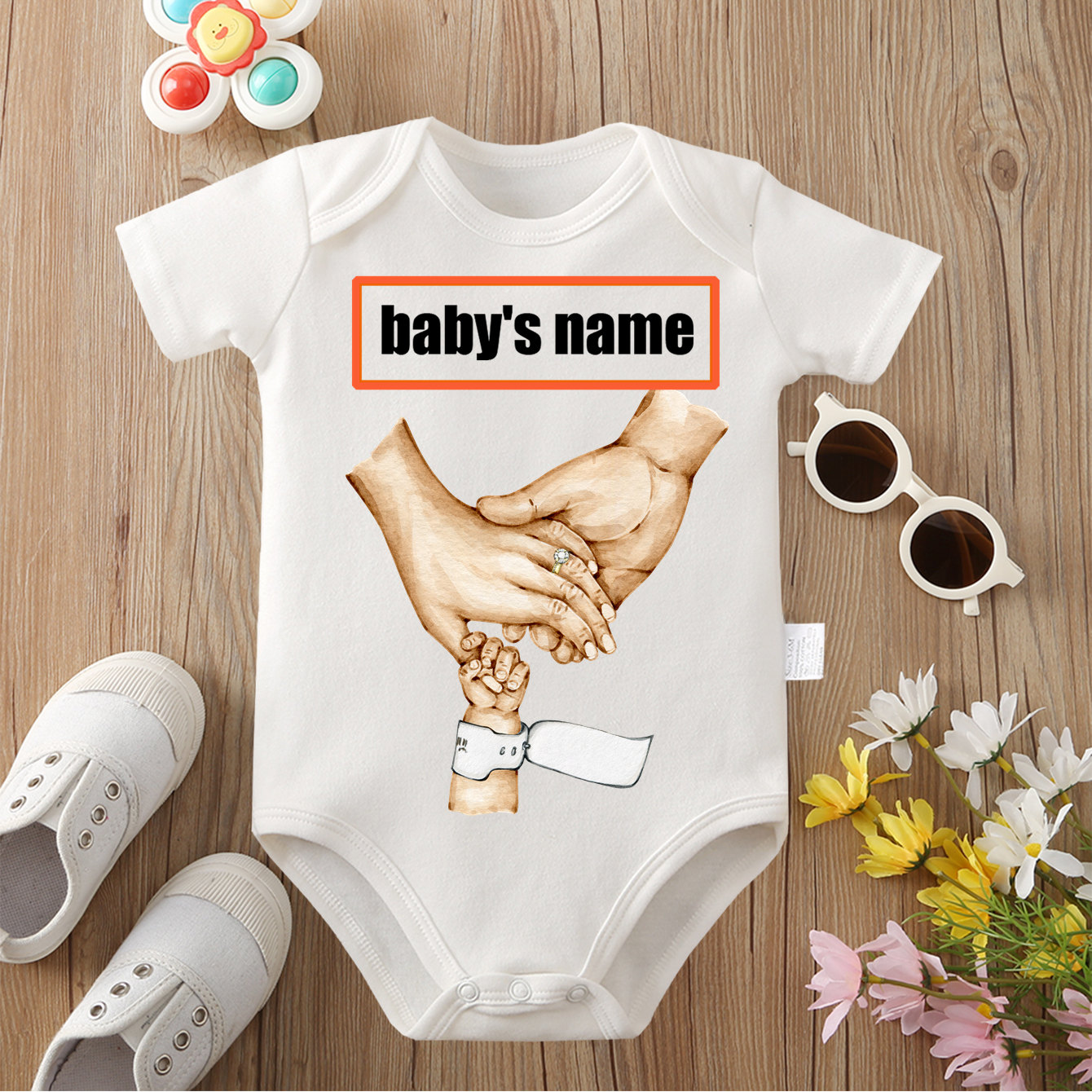 Baby Products Name - Benutzerdefinierter Text (Baby Name) Overall Neues