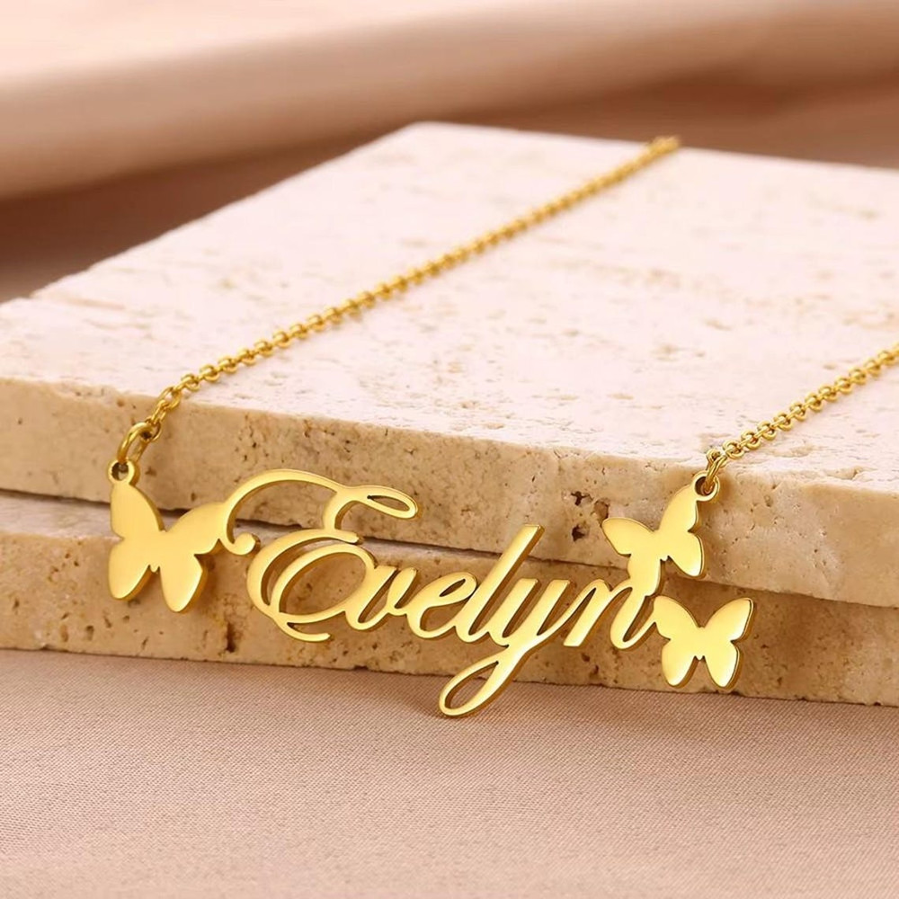 Baby Products Name - Personalisierte Namenskette, personalisierter Schmuck, Namensschild aus
