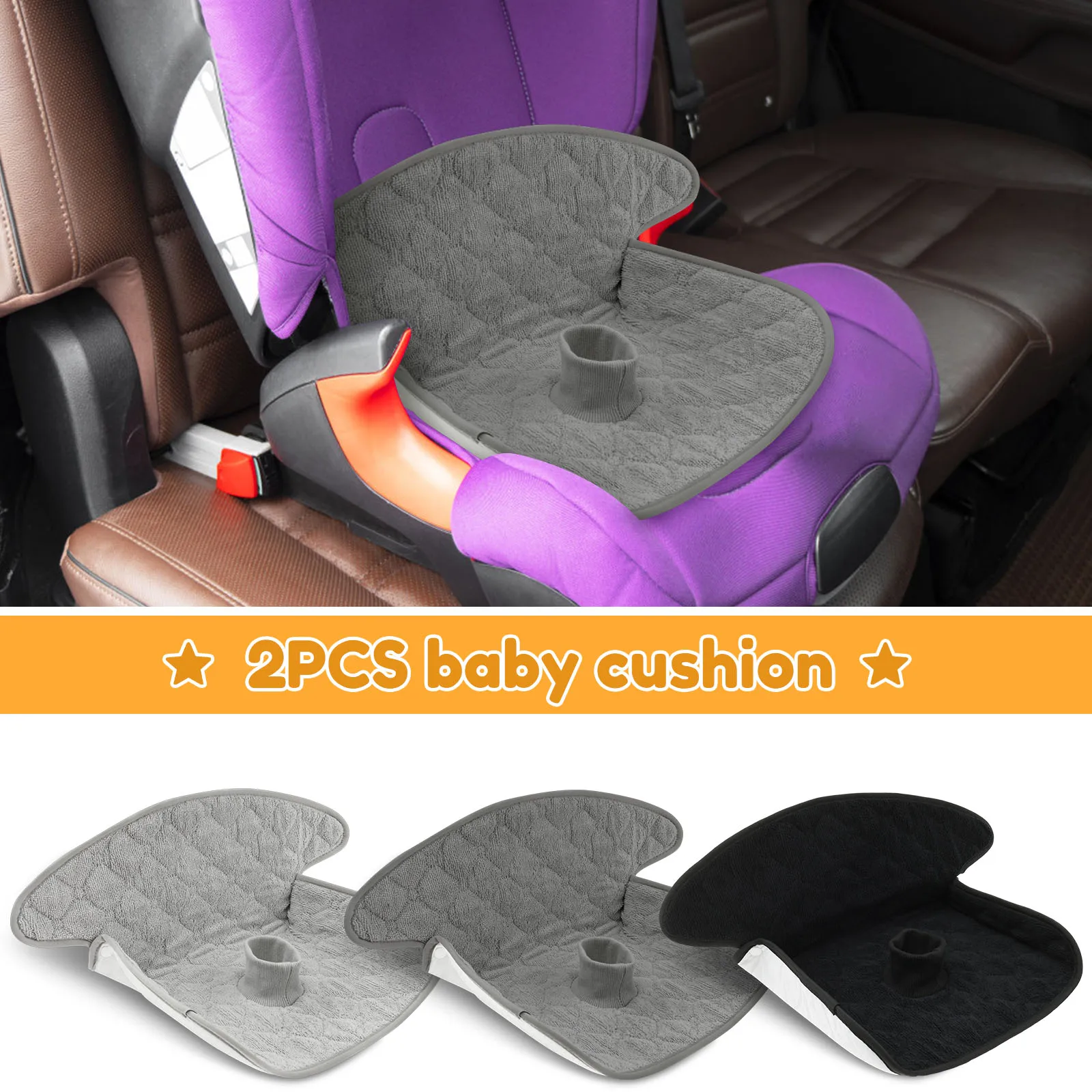 Infant Car Seat Cover - 2 Stück Baby-Pipi-Unterlage aus Polyester, Toilettentraining-Pipi-Unterlage,