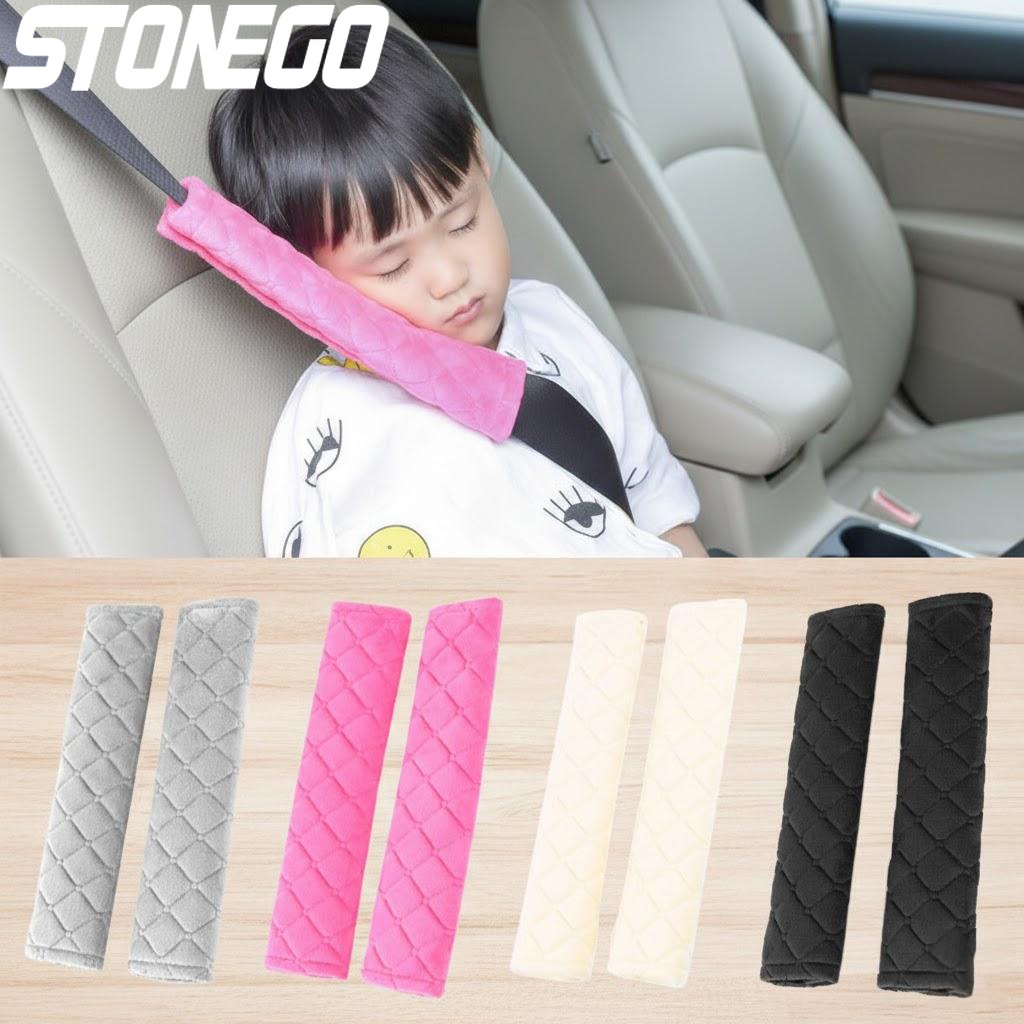 Infant Car Seat Cover - Universell Passende Weiche Samt-Autositzgurt-Abdeckungen Schulterpolster für