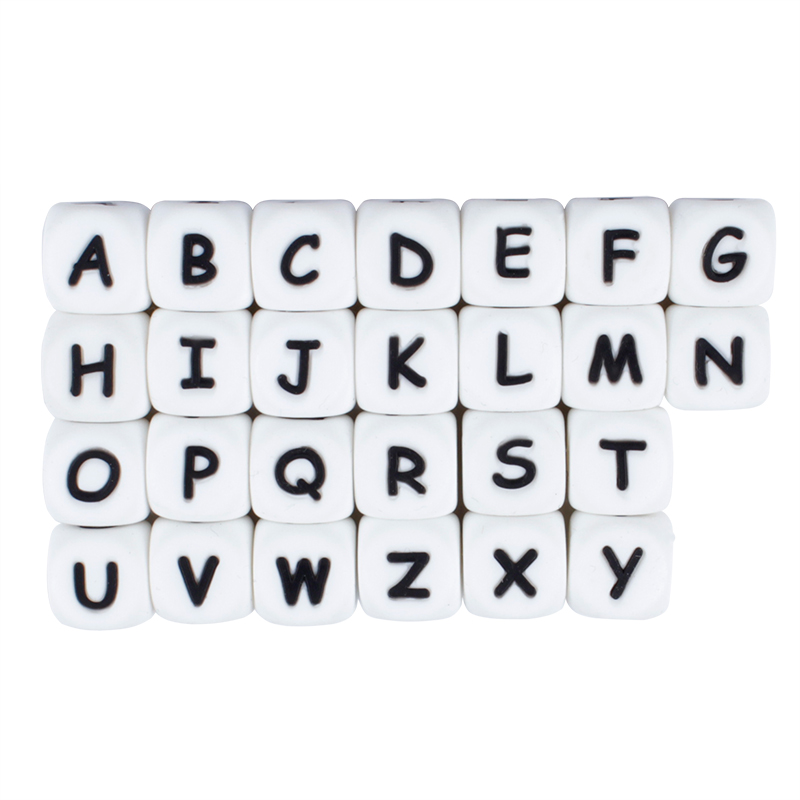 12mm 50pcs Silikon Buchstaben  – Baby Products Name Bewertung und Preis