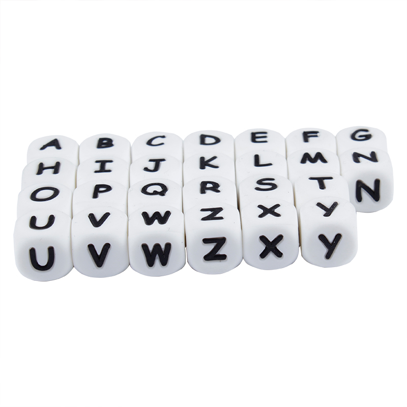 12mm 50pcs Silikon Buchstaben  – Baby Products Name Bewertung und Preis