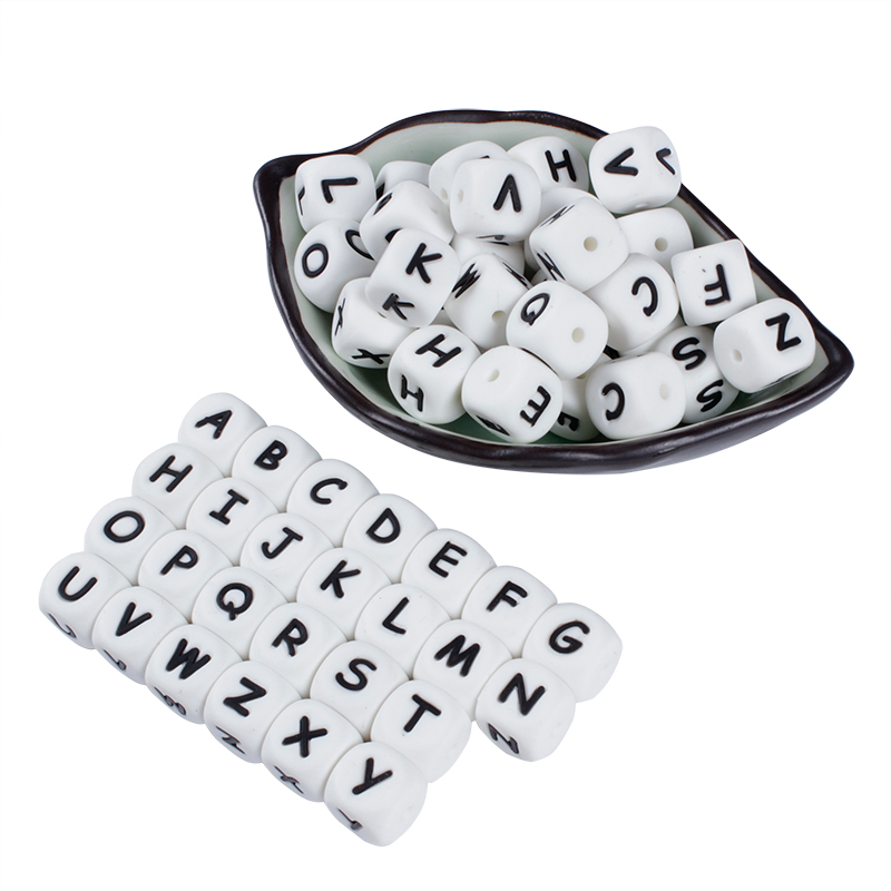 12mm 50pcs Silikon Buchstaben  – Baby Products Name Bewertung und Preis