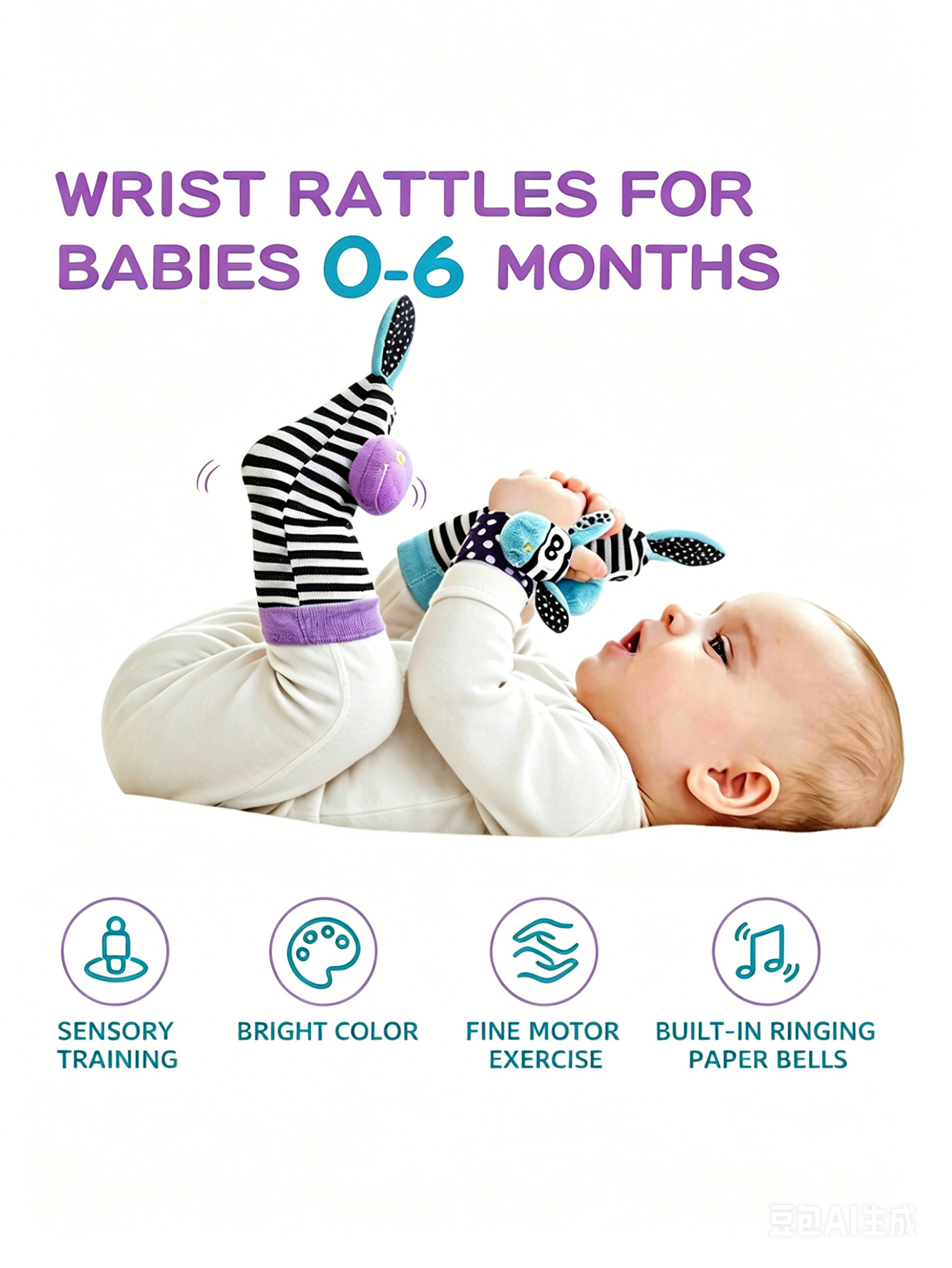 Babyrasseln, Spielzeug für Säu – Baby Rattle Toy Set Bewertung und Preis
