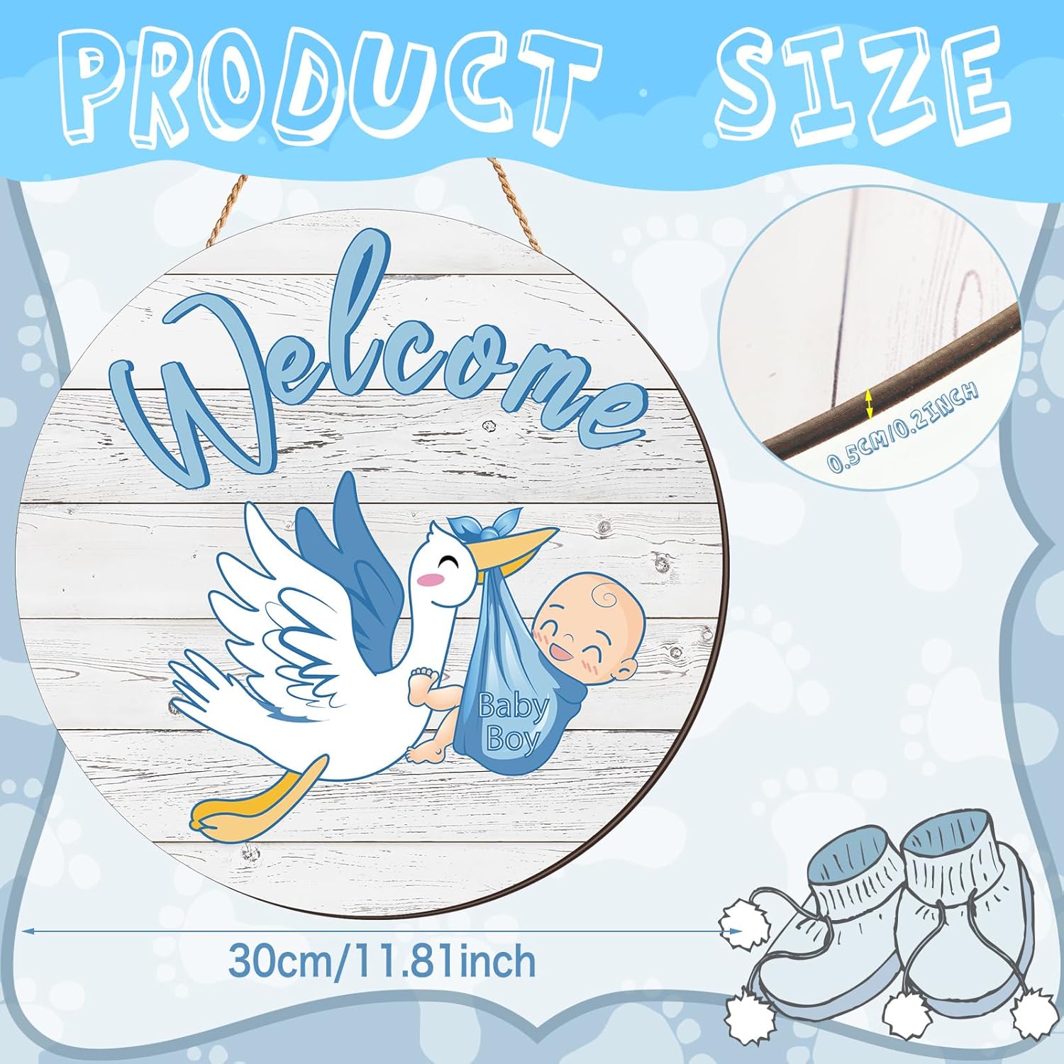 Baby Boy Türschild Geschlecht  – Baby Products Name Bewertung und Preis